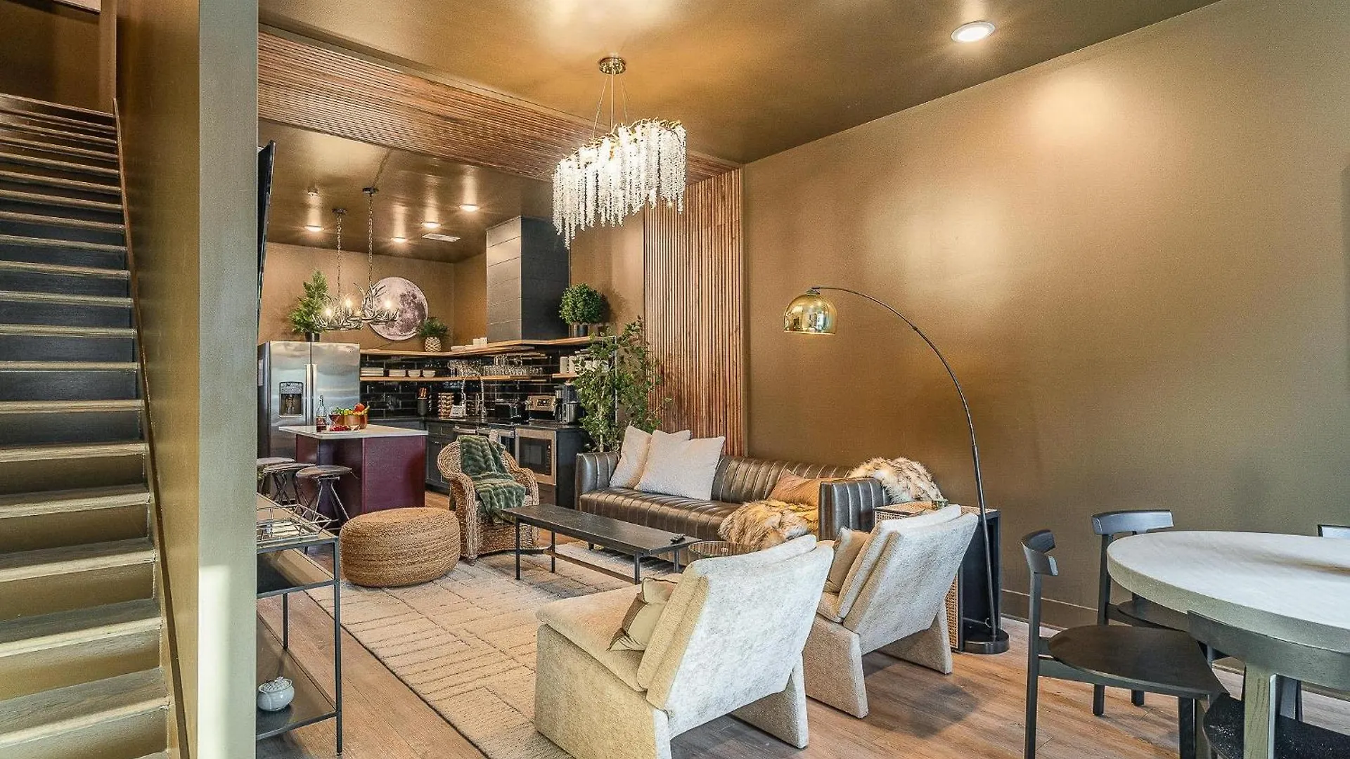 Feriehus Luxe-Rooftop Echo-Private Deck-4 Mins Broadway Nashville